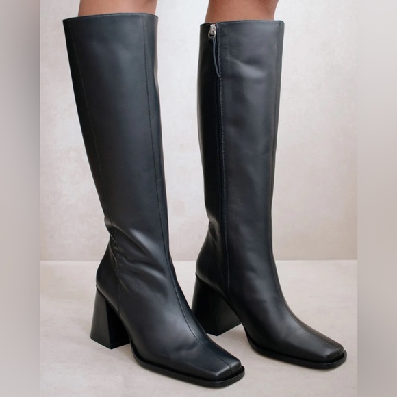 ALOHAS Shoes - Alohas North Black Leather Boots